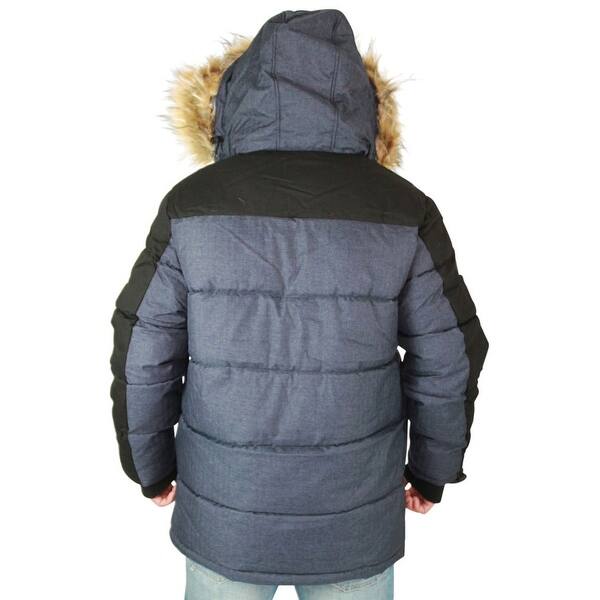 Shop Canada Weather Gear Men S Faux Down Goose Heavy Weight Parka