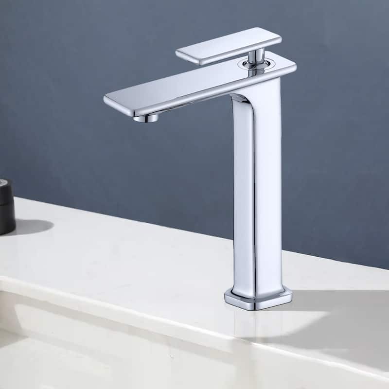 Topcraft 6/12in Single Handle Single Hole Bathroom Faucet Bathroom Vessel Faucet