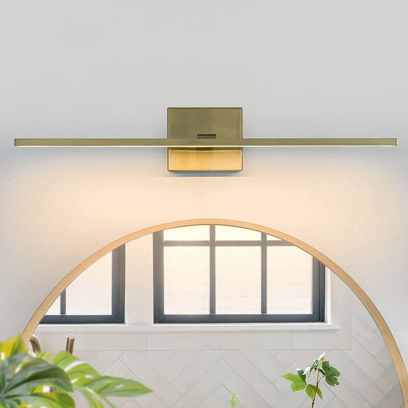 Minimalist Linear LED Vanity Light Dimmable Wall Sconce Light Bar