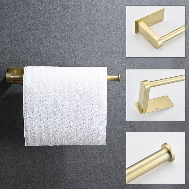 2-Piece Under Cabinet Wall-Mount Paper Towel Holder