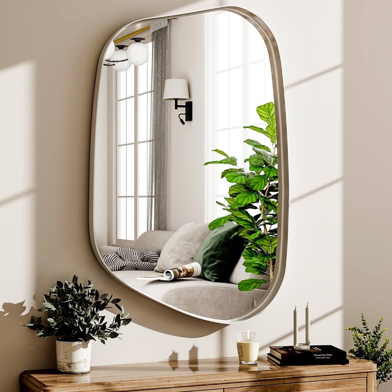 Irregular Bathroom Mirror Mirror Wall Decor