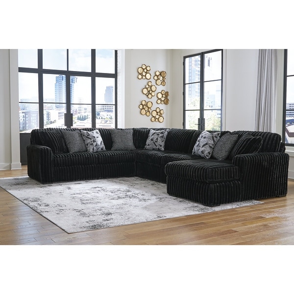 Signature Design by Ashley Midnight-Madness 4-Piece Sectional with