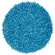 preview thumbnail 171 of 177, SAFAVIEH Handmade Leather Shag Carlijn Modern Decorative Rug 4' Round - Light Blue - Round