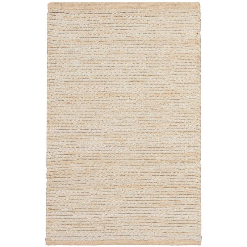 Nourison Natural Jute Indoor only Solid Area Rug