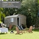 preview thumbnail 11 of 44, WINSOON 3-Piece All Weather HIPS Outdoor Folding Adirondack Chairs and Table Set