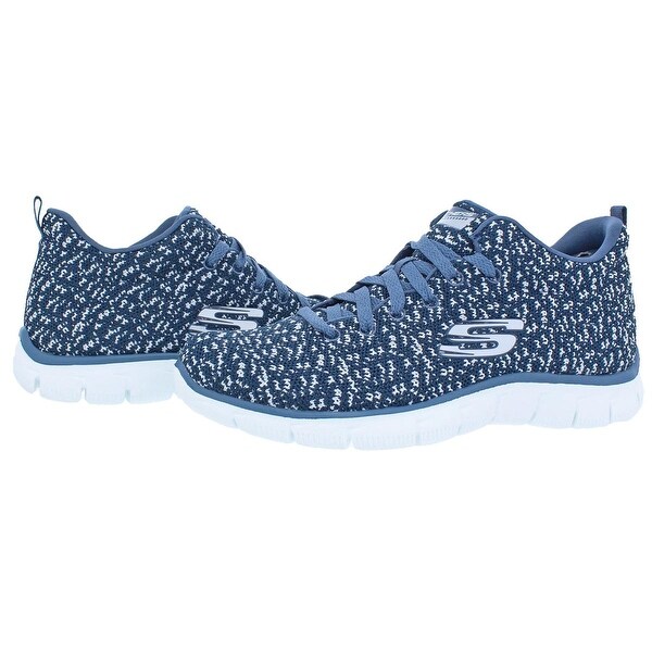 skechers relaxed fit memory foam trainers