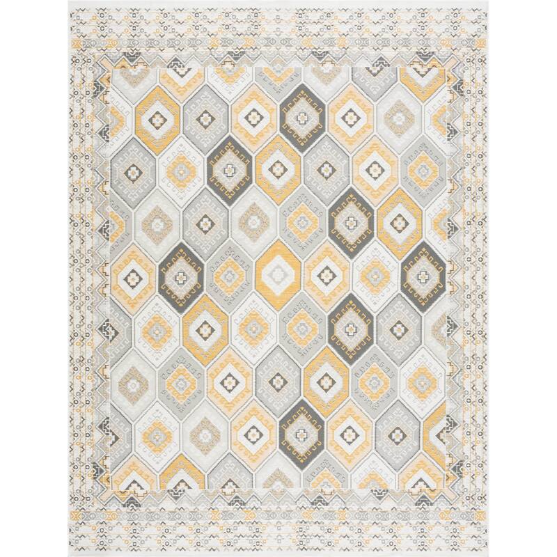 Alfresco Nautical & Coastal Geometric Reversible Indoor/Outdoor Area Rug