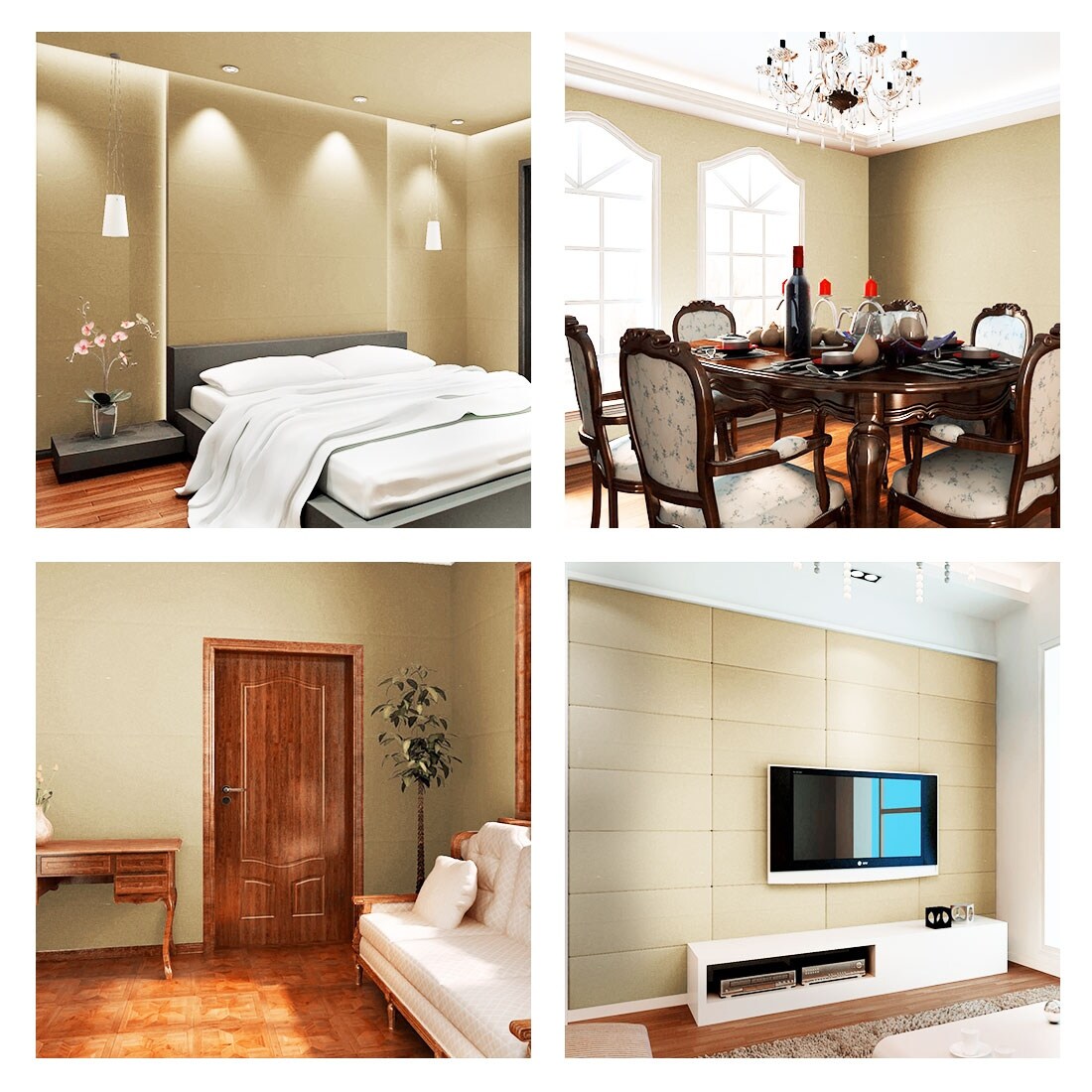 Shop 3d Wall Panels Foam Self Stick Wall Decoration Wall Tiles 2 Sq Ft For Bedroom Overstock 29786783