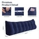 preview thumbnail 67 of 182, WOWMAX Large Reading Wedge Headboard Pillow for Bed Rest Back Support