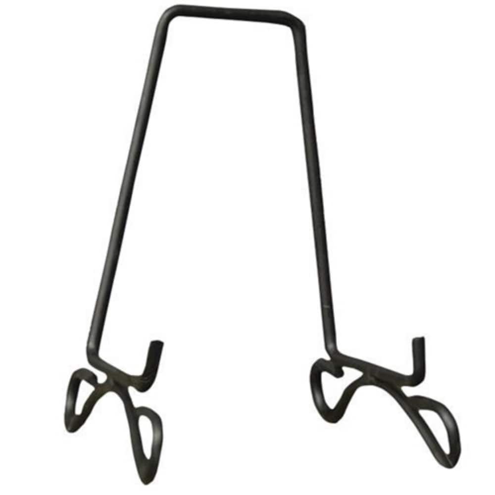 Medium Universal Plate Holder Black Metal Stand for Display - 4.5x5.5