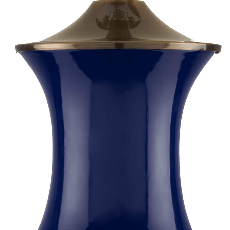 Currey & Company Lilou Blue Table Lamp - 31"h x 17"dia