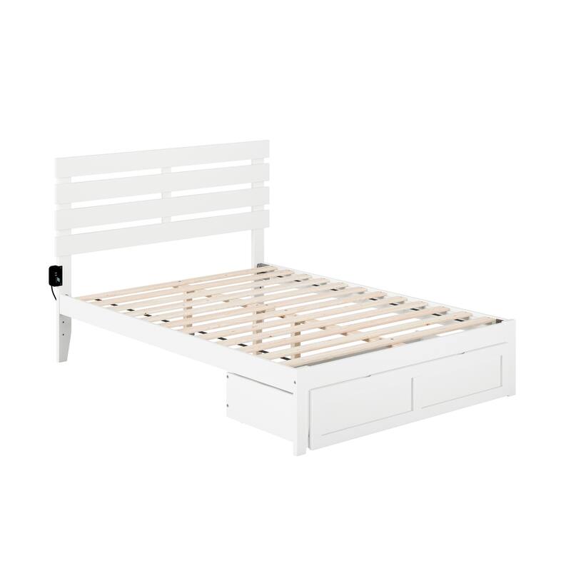 Oxford Platform Bed with Foot Drawer
