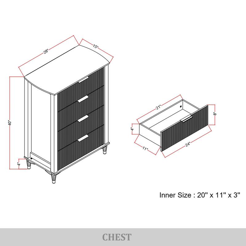 CraftPorch Luxury Chest