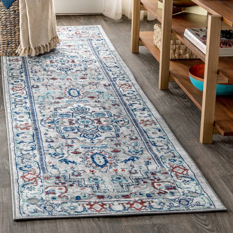 JONATHAN Y Traditional Persian Vintage Medallion Area Rug