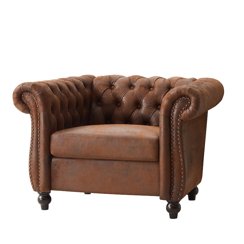 Christopher Knight Home - Silverdale Traditional Chesterfield Club Chairs (Set of 2)