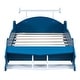 preview thumbnail 6 of 82, Twin/Full Race Car Bed with Wheels & Safety Rails - Pine Wood Frame
