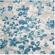preview thumbnail 11 of 47, SAFAVIEH Evoke Floral Area Rug 6'7" Square - Grey/Light Blue - Square