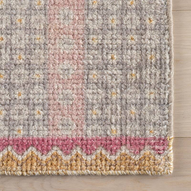Padma Lakshmi Pondicheri Hand-Tufted Striped Wool-Blend Rug