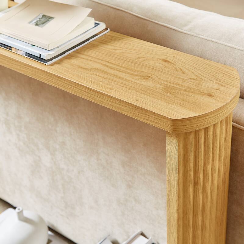 Entryway Table Narrow Console Table with Storage, Hallway Decor Wood Console Tables, Console Sofa Side Table for Foyer