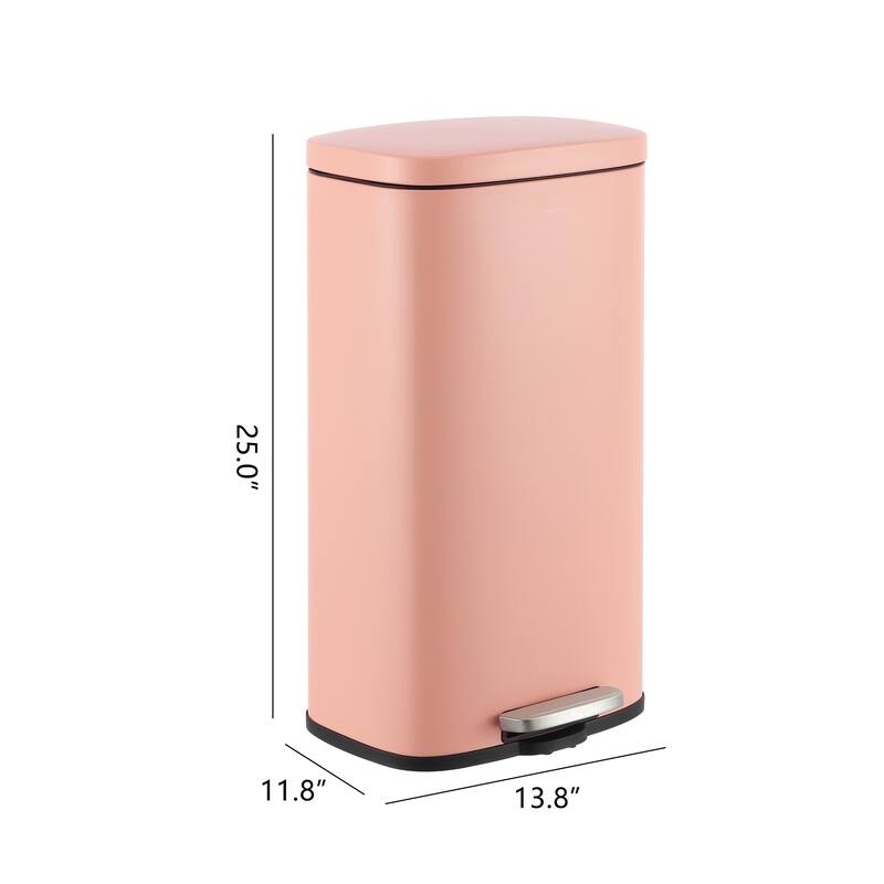 happimess Curtis 8-Gallon Step-Open Trash Can