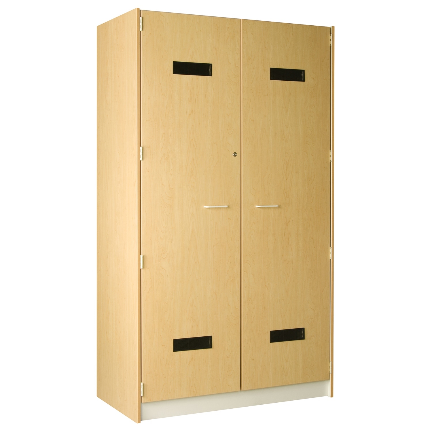 Storage Cabinet 48" Wide, Hat Organizer with Shelves & Locking Doors, Accessory Cabinet, Full Length