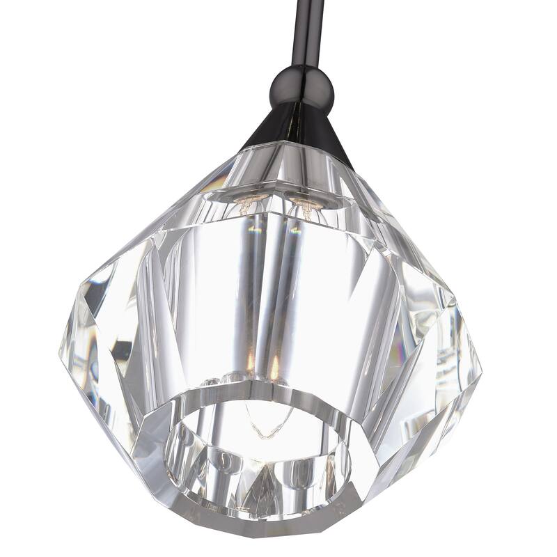 Livex Lighting Brussels Single Light 7" Wide Crystal Mini Pendant