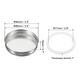 preview thumbnail 6 of 4, Regular Mouth Stainless Steel Mason Jar Lids, Canning Jars Caps - Silver 86mm