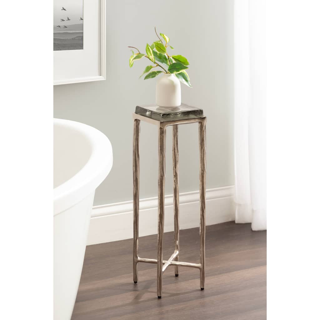 Kate and Laurel Julielle Glass Drink Table
