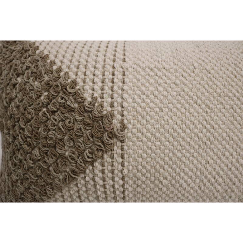 Home&Manor Riccione Wool & Cotton Designer Throw Pillow