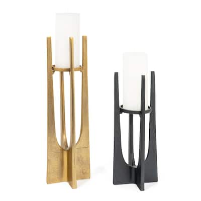 Sanders Metal Pilar Candle Holder