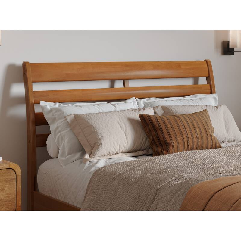 Emelie Platform Bed with Panel Footboard and Storage Drawers