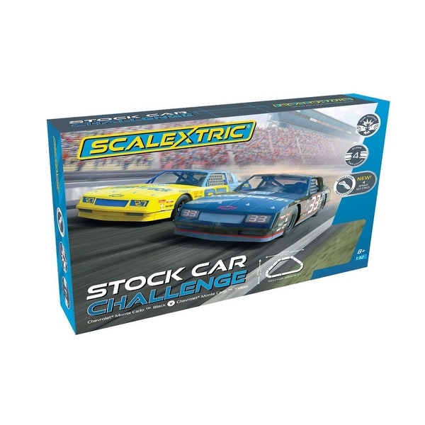 Scalextric Stock Car Challenge 1:32 Race Track Slot Car Set C1383T. Opens flyout.