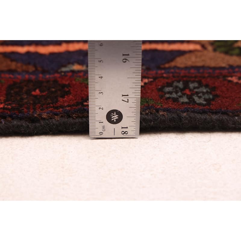 ECARPETGALLERY Hand-knotted Konya Anatolian Black Wool Rug - 4'11 x 10'0