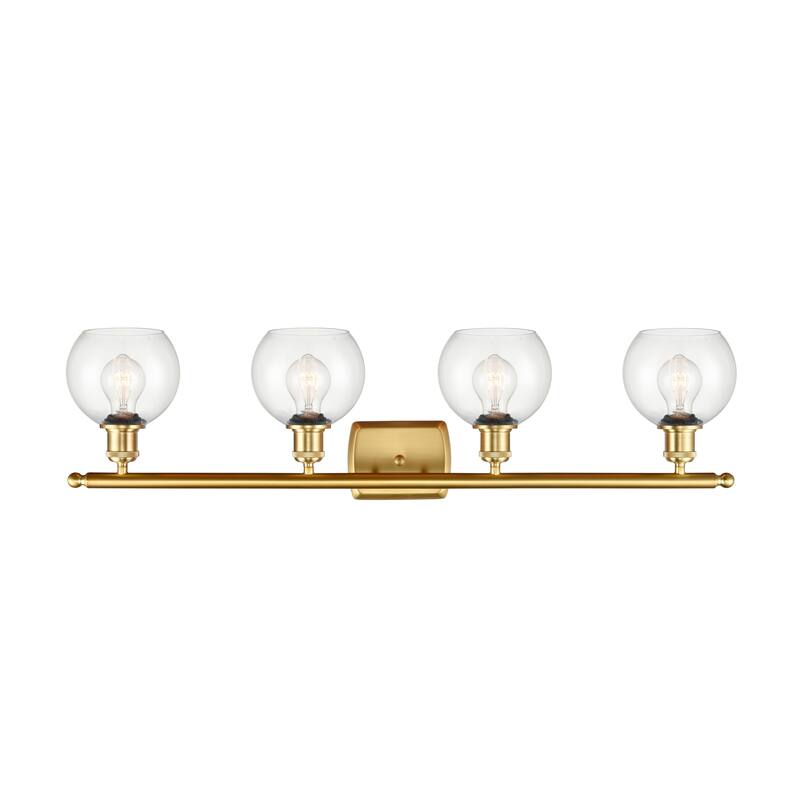 Innovations Lighting Athens - 4 Light 36" Bath Vanity Light - 6" Shade