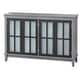preview thumbnail 9 of 10, Simple Living Hampshire Frosted Glass Farmhouse Buffet/Sideboard