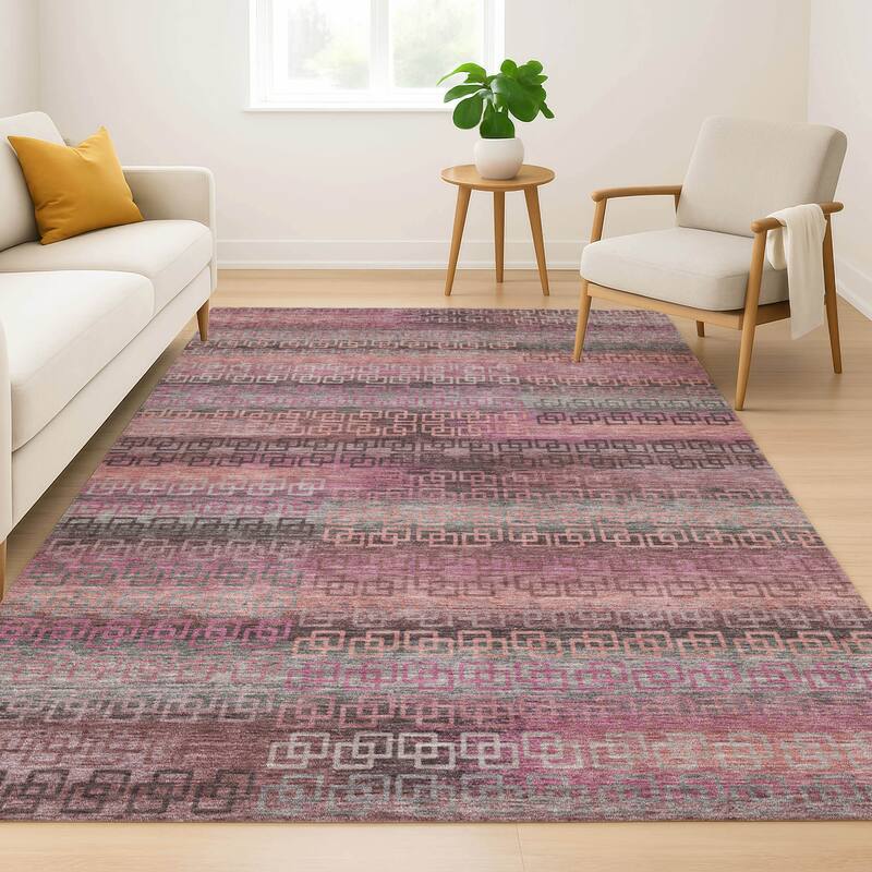Premium Washable Super Soft Modern Stripe Mayfield Rug