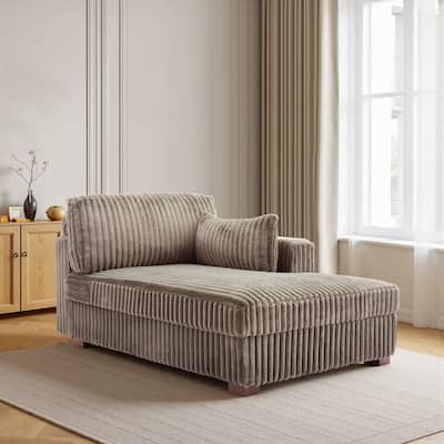 DREAMSIDEA Oversized Right Facing Chaise Lounge Lofa