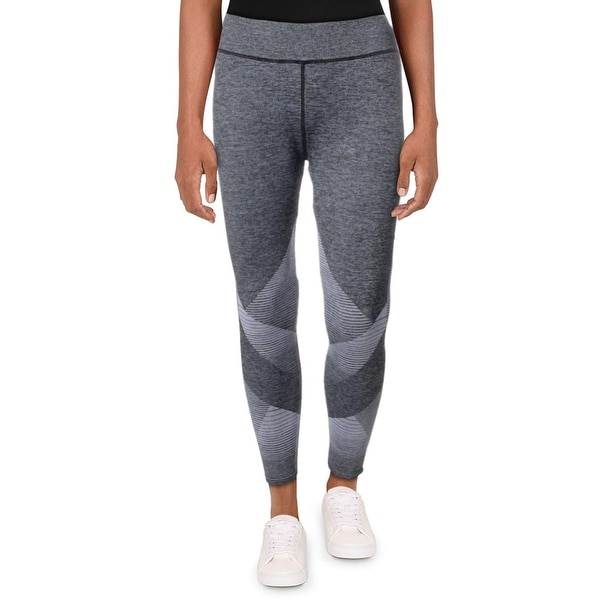 Splendid Women's Heathered Colorblock Quick Dry Activewear Fitness Leggings. Opens flyout.