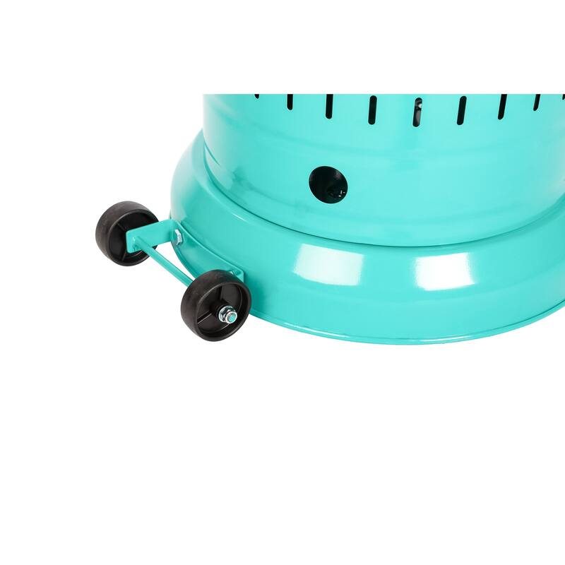 Aqua Blue Powder Coated Patio Heater