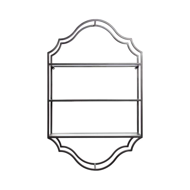 Kate and Laurel Leanna Tiered Wall Shelf