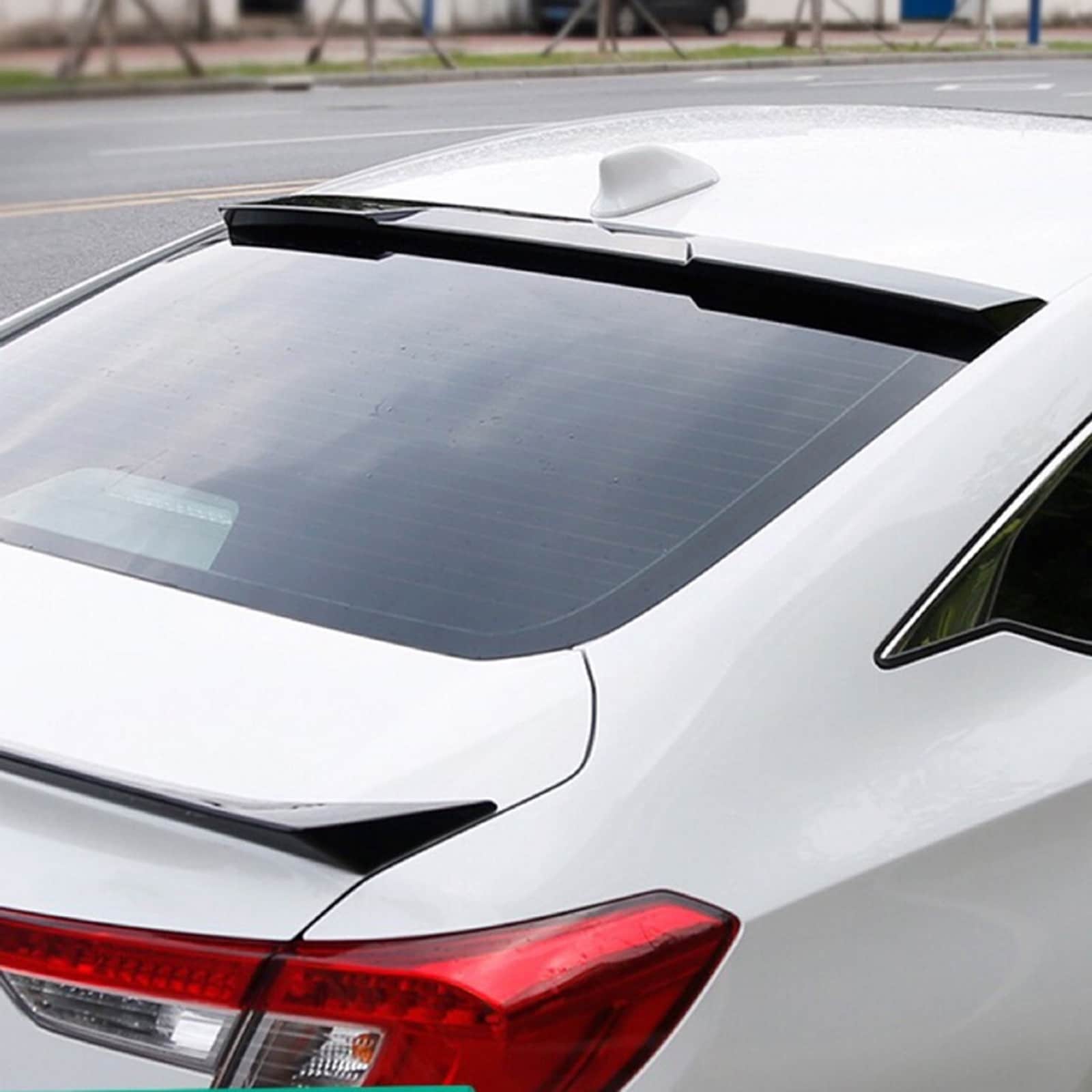 For 2018-2019 Honda Accord 10th Gen Sedan 4-Door Model Glossy Black Finish  Rear Window Roof Spoiler