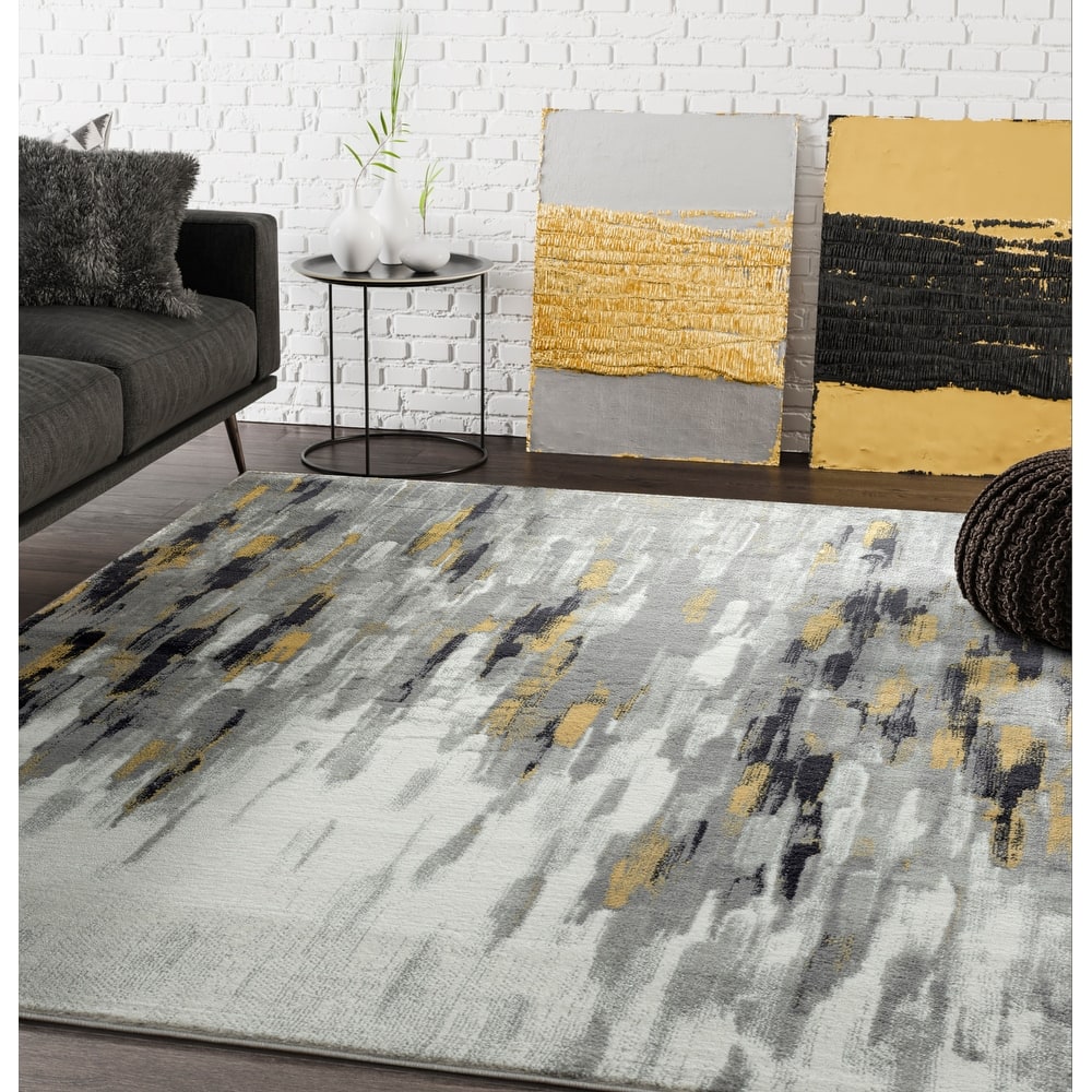 Abani Porto Contemporary Abstract Area Rug
