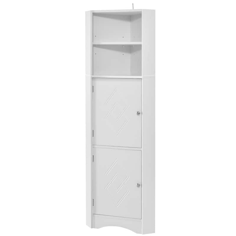 5-Tiers Bathroom Floor Storage Cabinet, Slim Bathroom Storage Cabinet