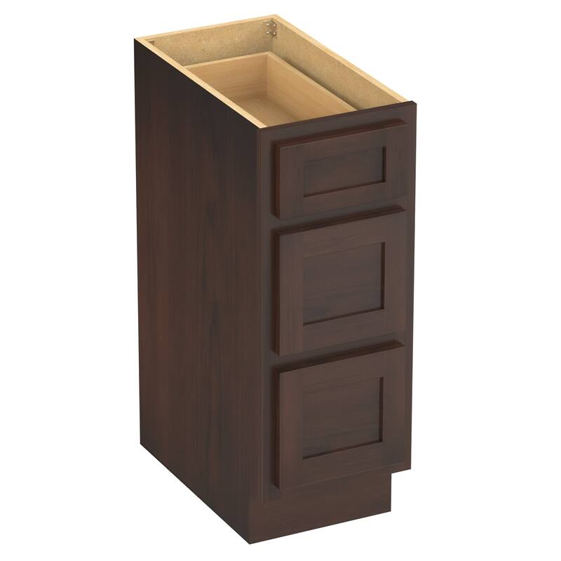 Vanity Art 12 Inch Bathroom Vanity Base Cabinet Solid Wood Small Bathroom Storage Floor Cabinet