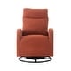 preview thumbnail 8 of 14, Upholstered Recliner Swivel Glider with Side Bag