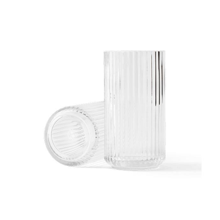Lyngby Porcelæn Mouth Blown Glass Vase, Clear