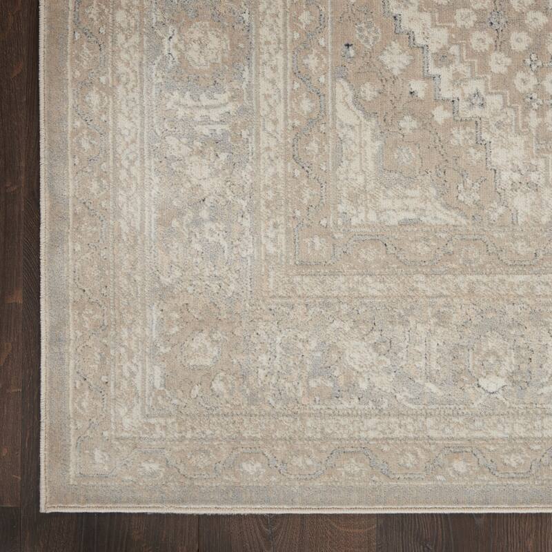 Malta Bordered Center Medallion Area Rug