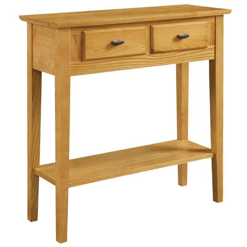 Teegan Solid Wood Hall Entryway Console Sofa Table