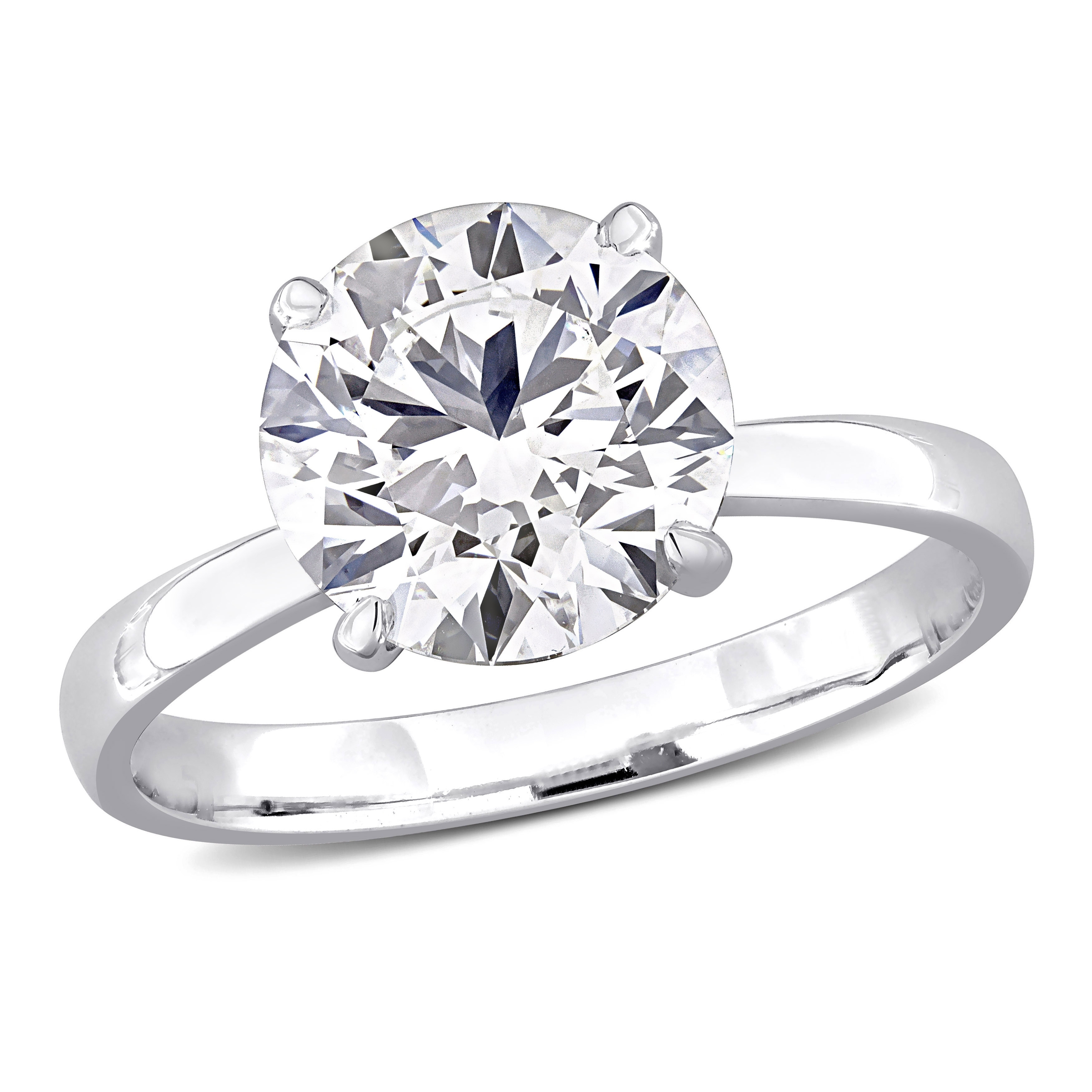 Miadora 2 1/10ct TDW Lab-Grown Diamond Solitaire Ring 14k White Gold