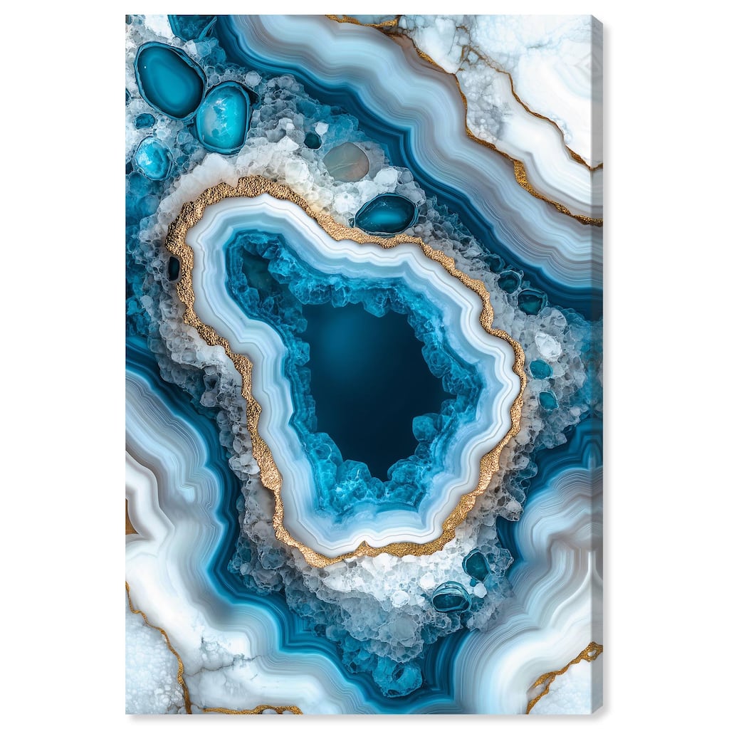 Gilded Geode Eye I Canvas by Art Remedy, Gallery Wrapped